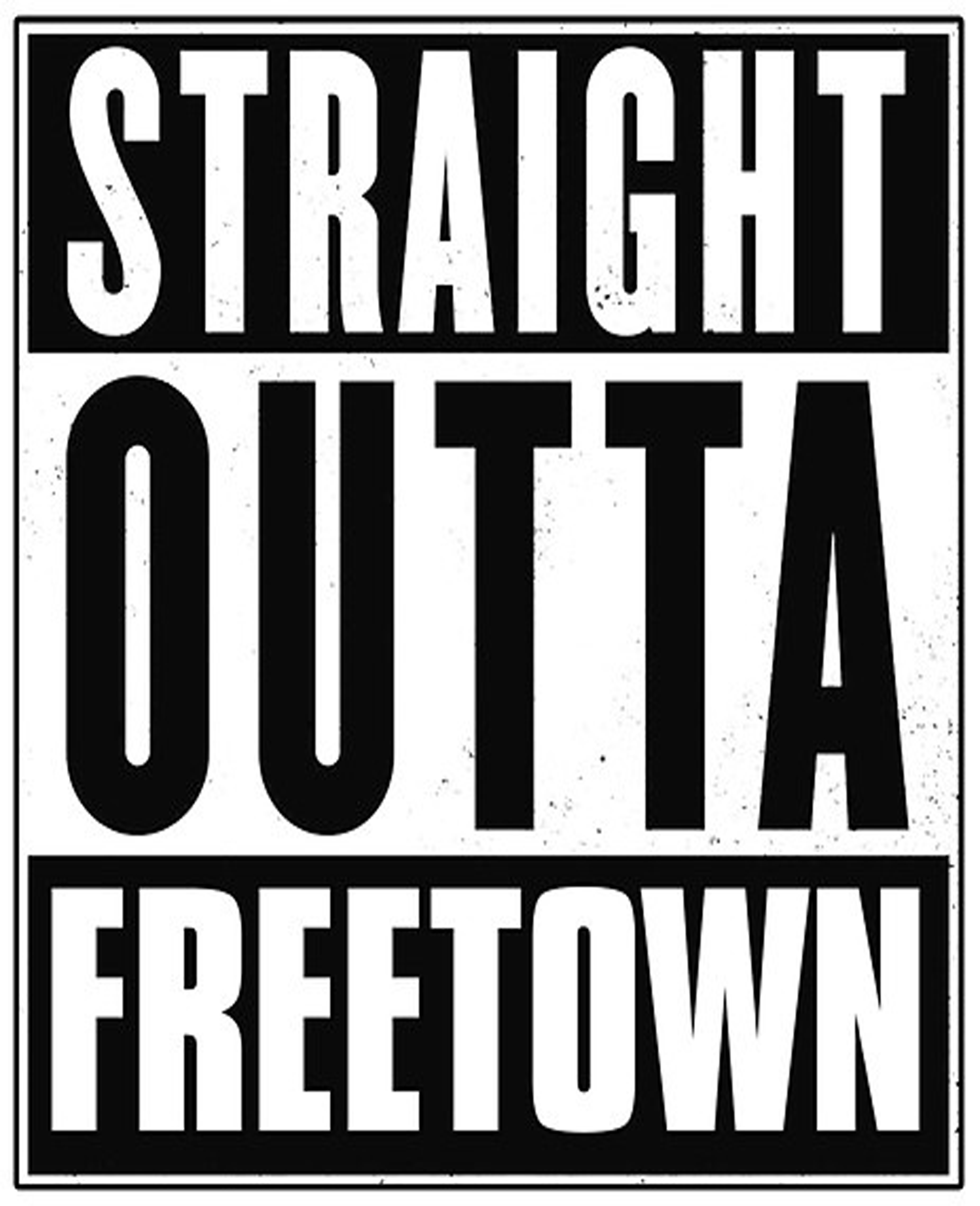 Mens Straight Outta Freetown T-shirt