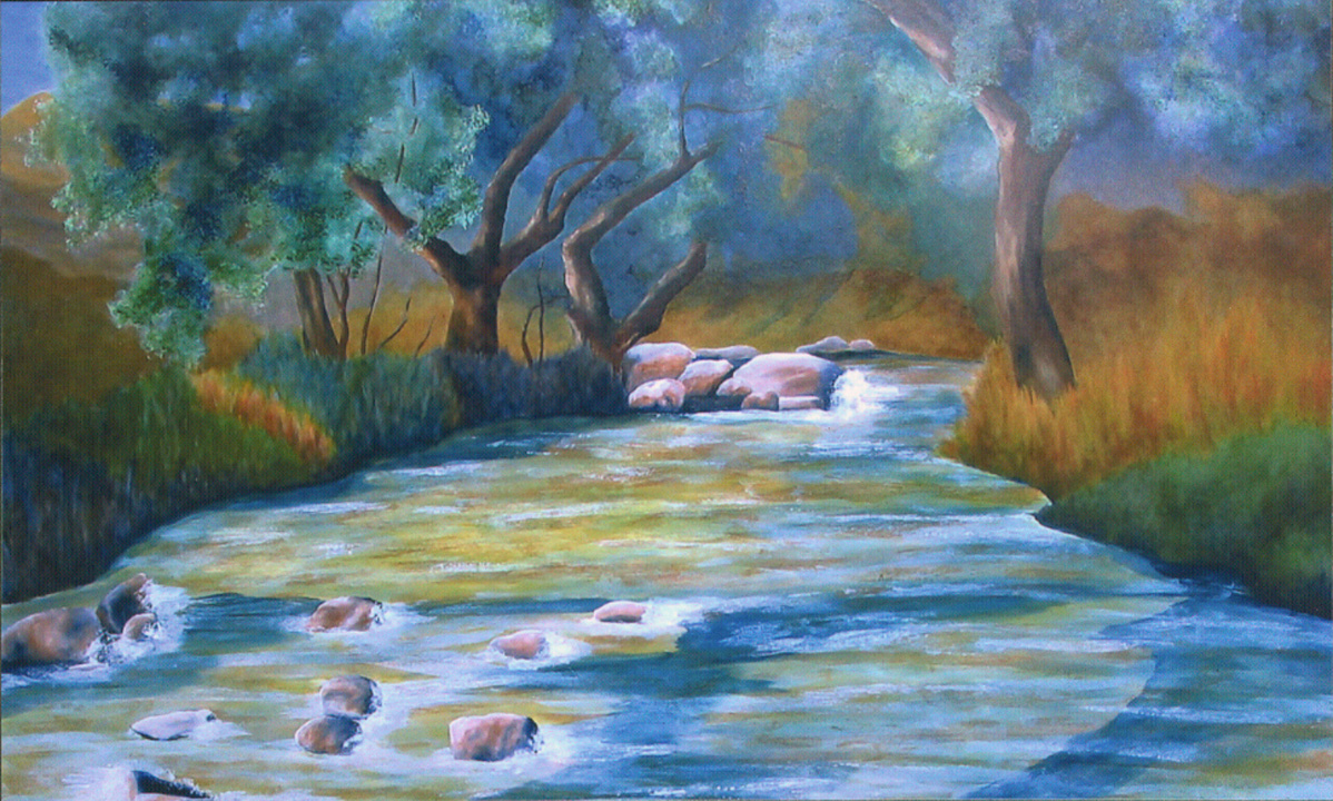 Commissioned oil on canvas 60" x 96" SOLD