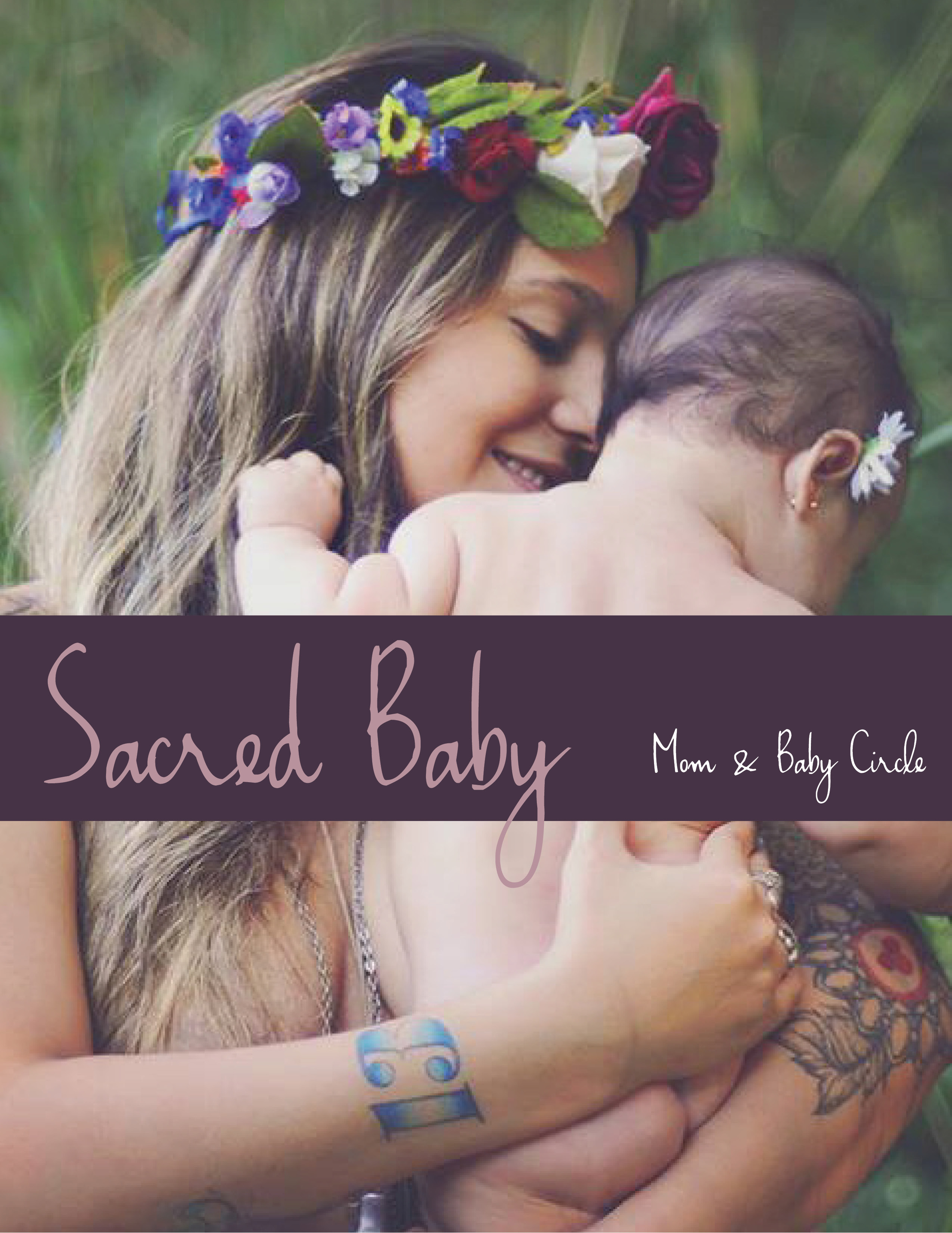 Sacred Baby Mom and Baby Cirlce