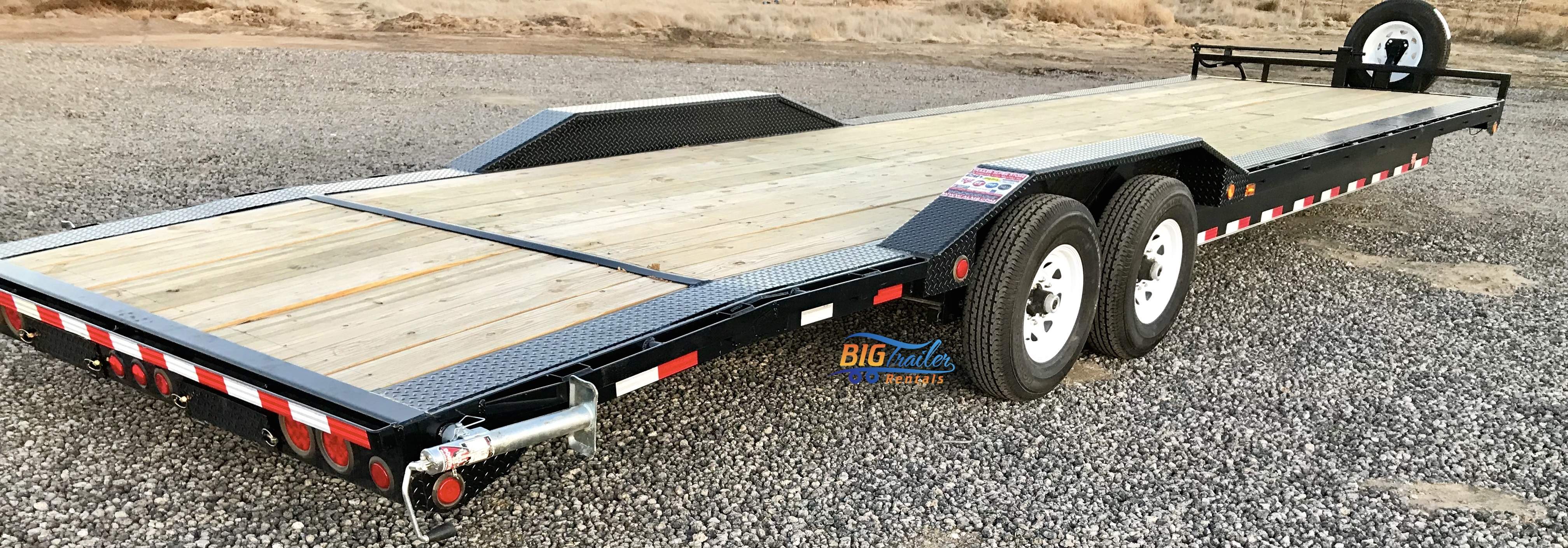 32' Car Trailer Rental Big Trailer Rentals