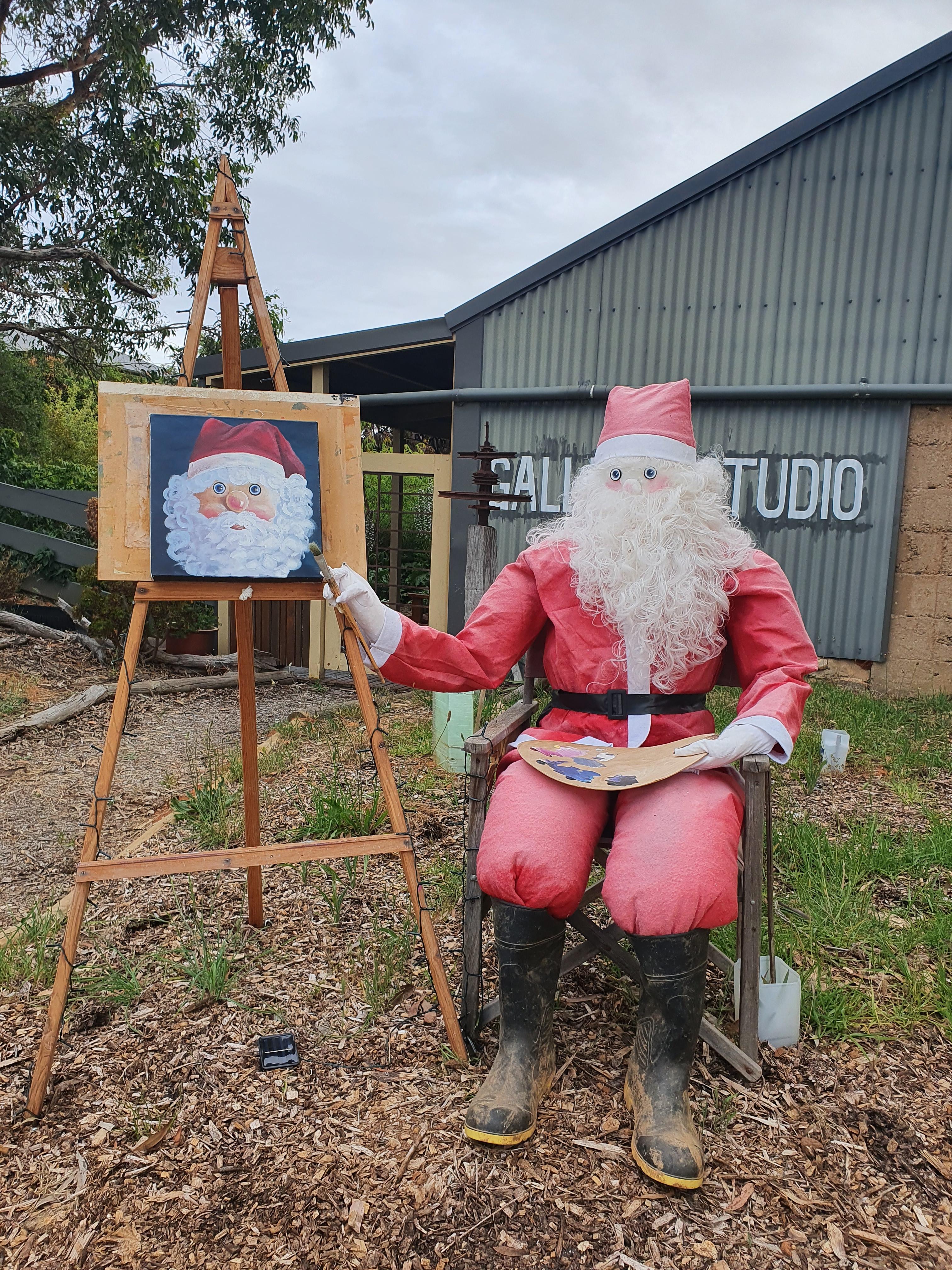 Father Christmas at the gallery