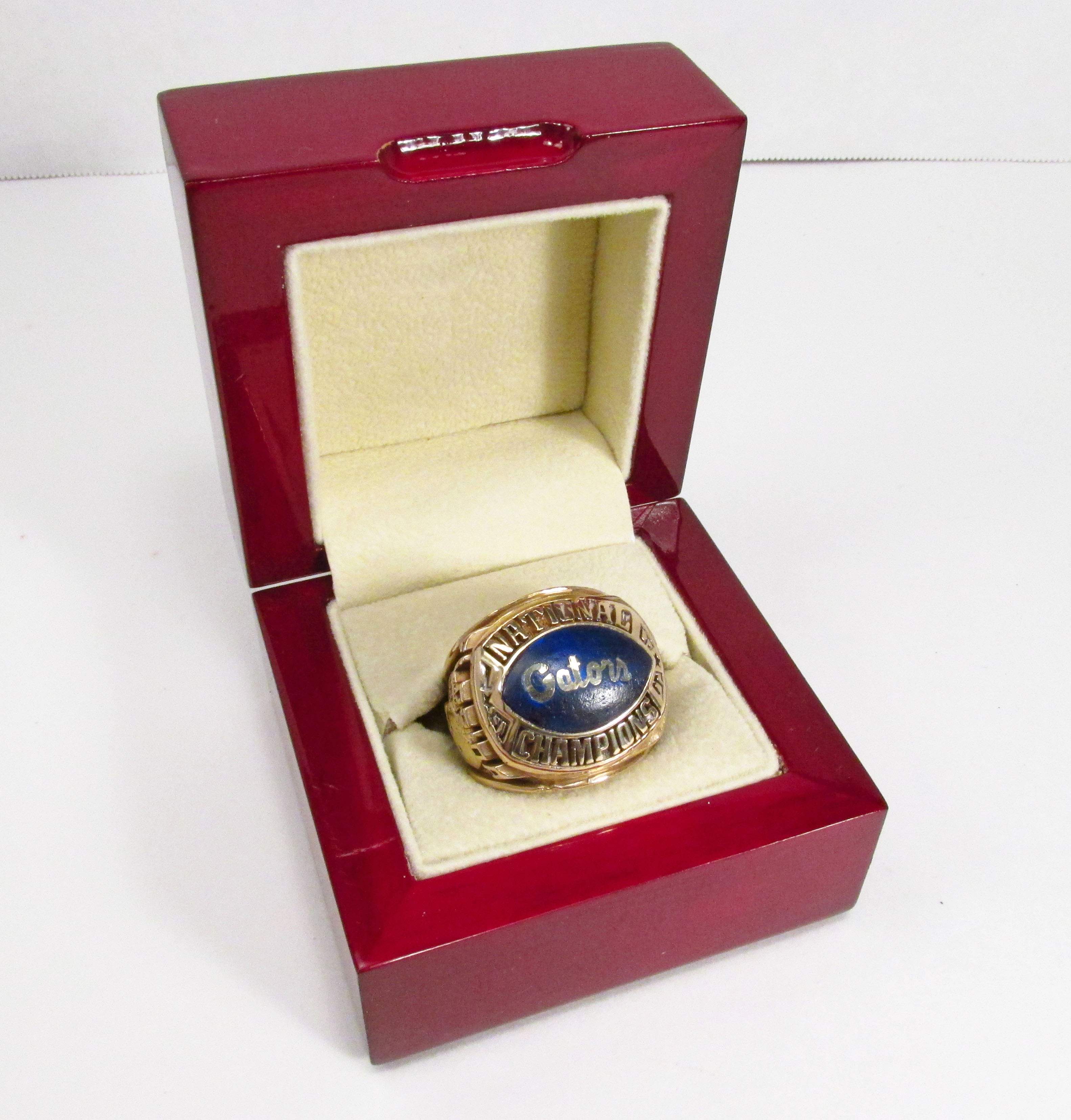 Vintage 1996 University of Florida Gators National Champions 14K Gold Mens Ring!