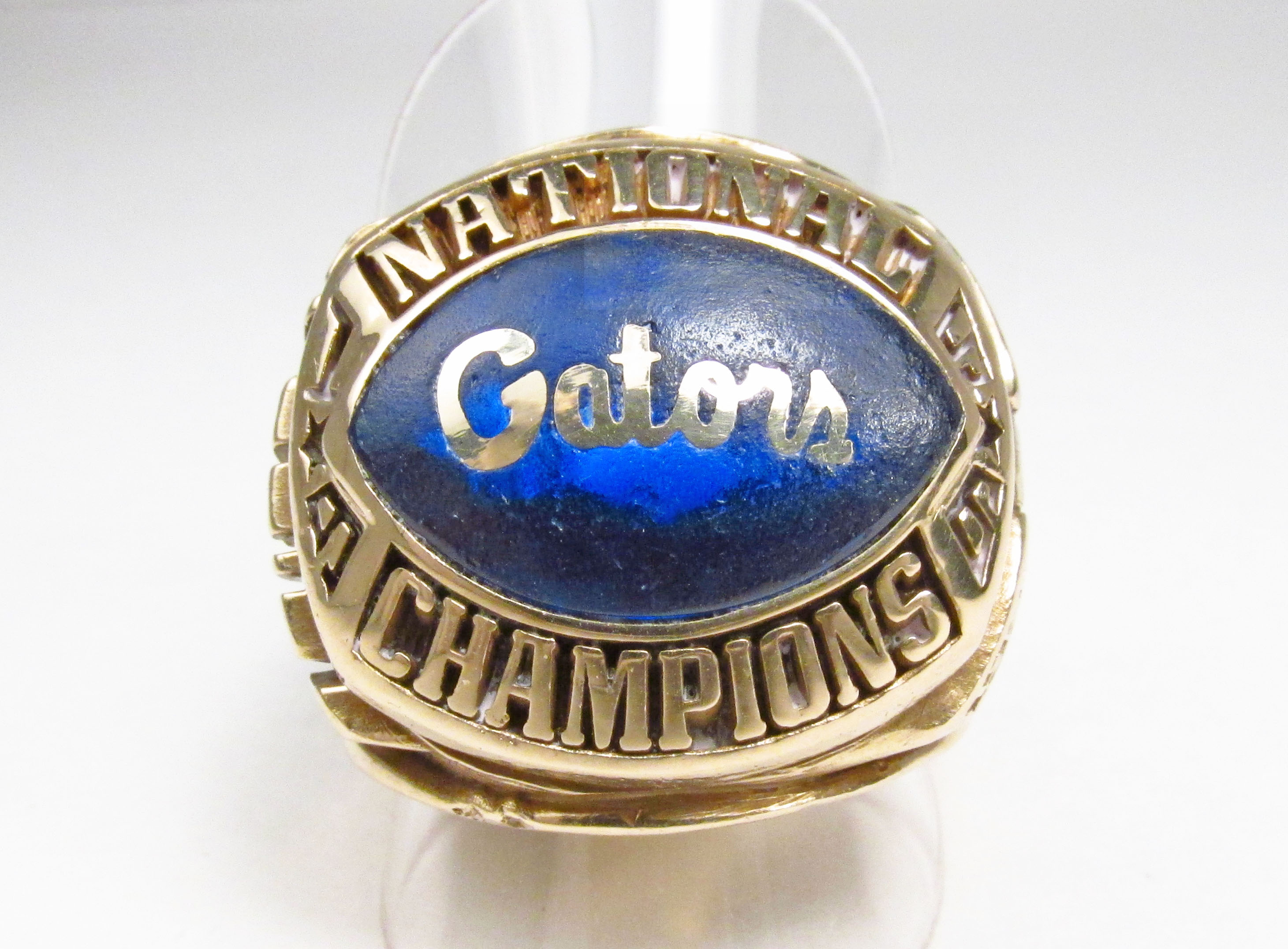 Vintage 1996 University of Florida Gators National Champions 14K Gold Mens Ring!