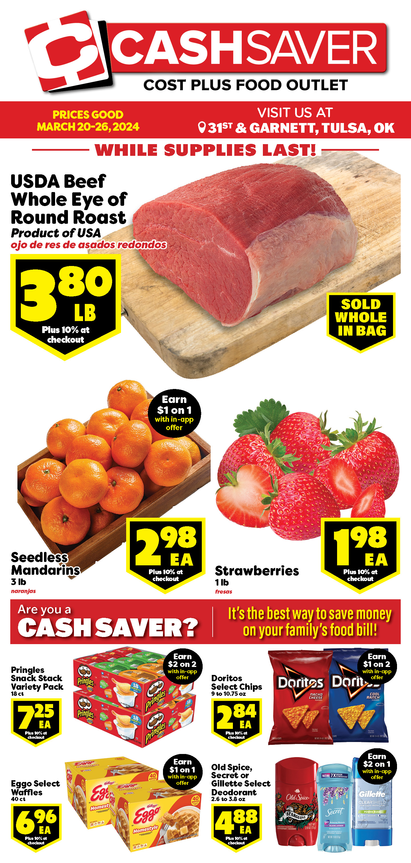 Harlan Cash Saver - Recipe: Peppercorn Beef Filets