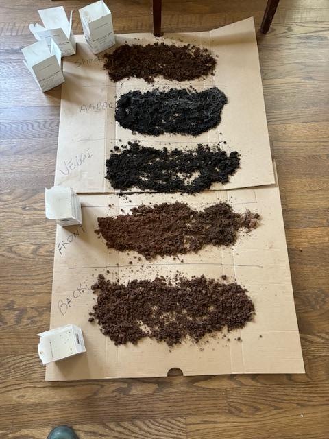 Drying soil samples for Extension Service soil testing
