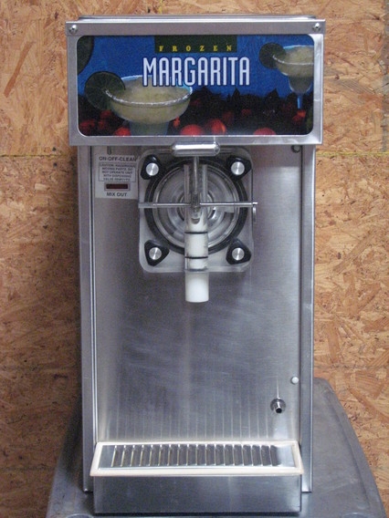 Machine comes with 2 half gallon mix (lime) and 50 8oz clear cups. We DO NOT provide or sell alcohol