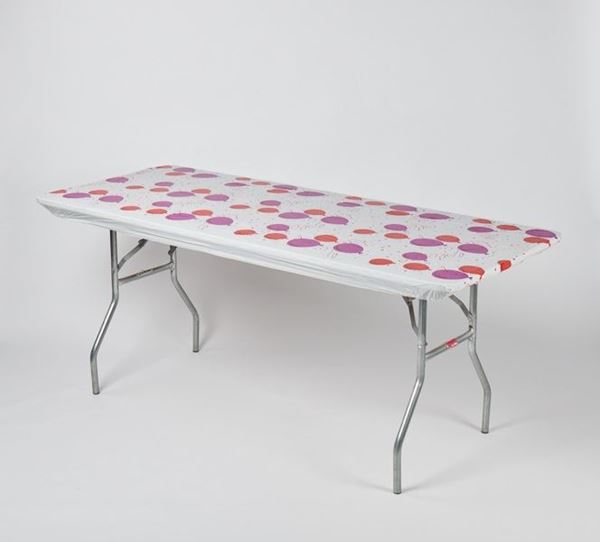 Balloon printed table cover