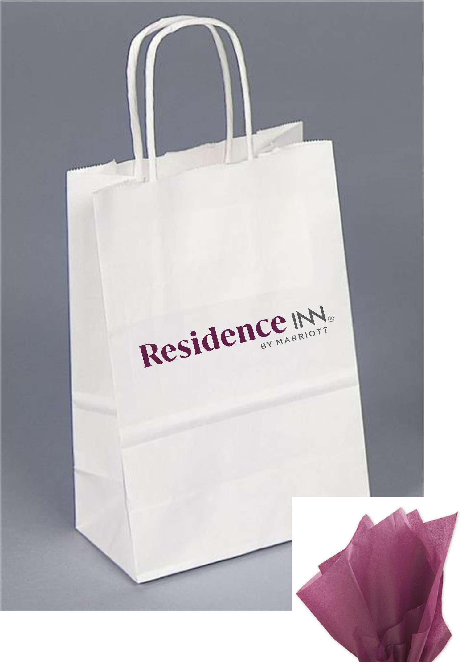 Full 2-color Residence Inn label - Perfect for guests, clients and the breakfast bar!