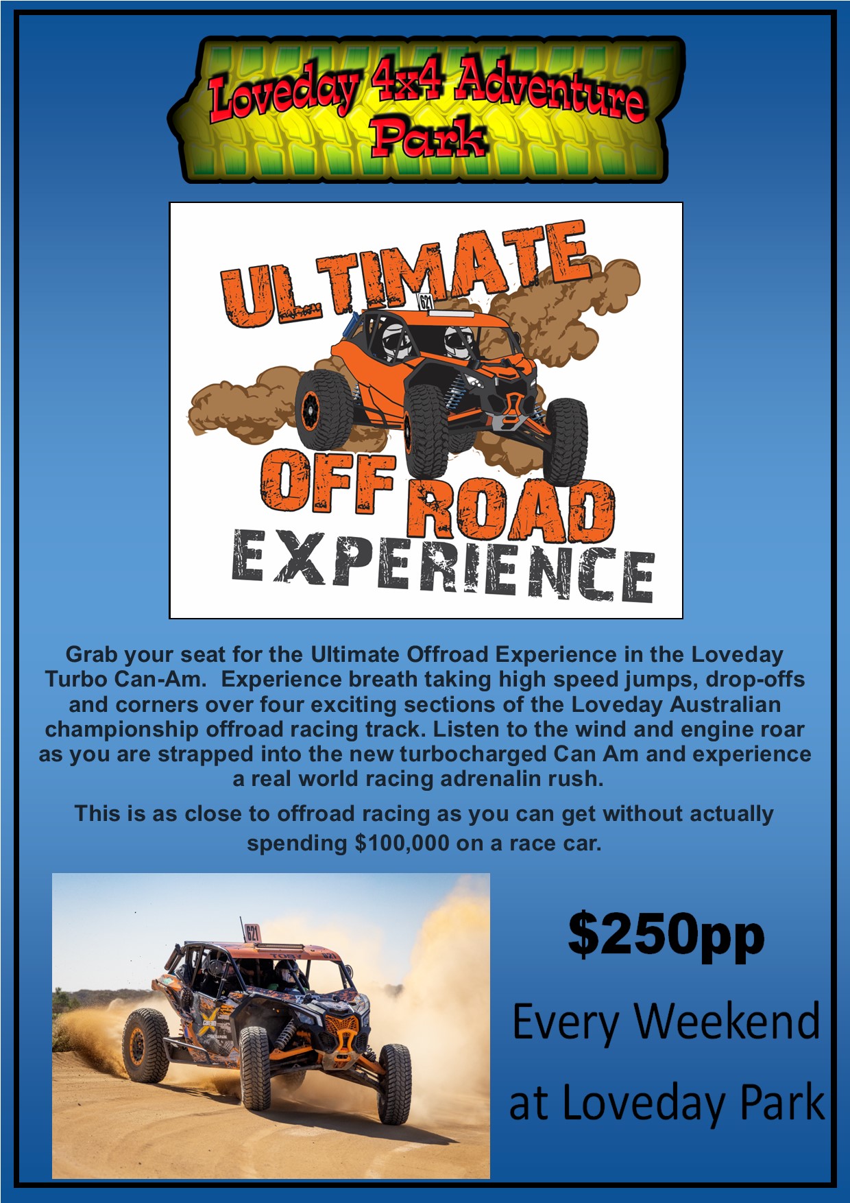 The ultimate Off road experience