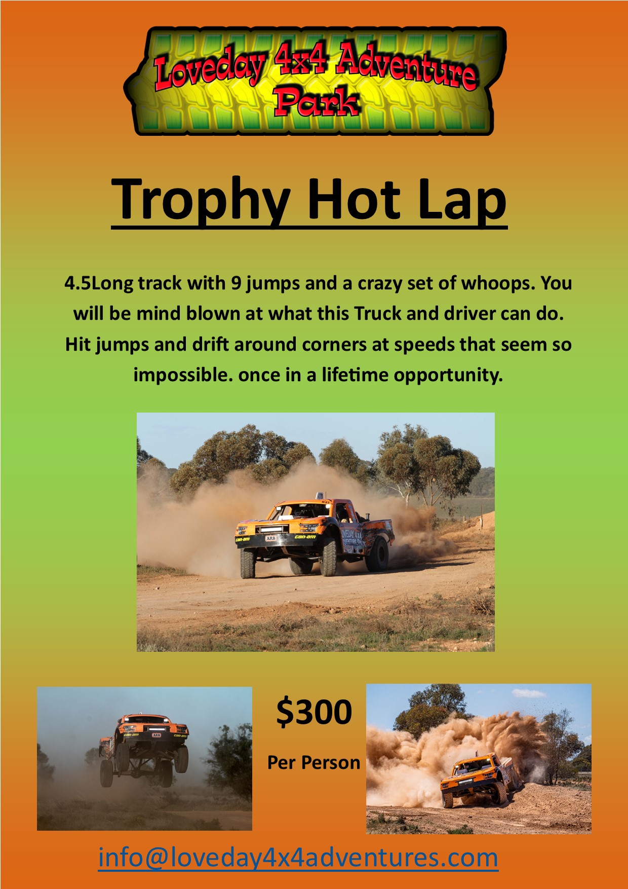 Trophy Truck Rides Australia