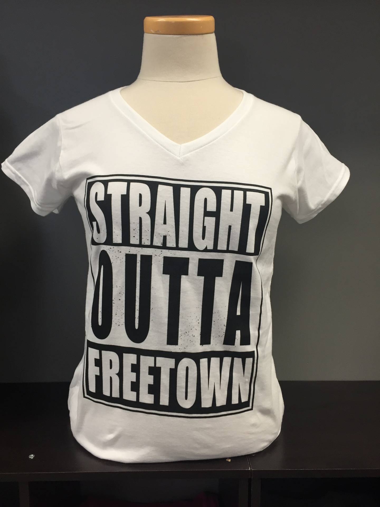 Womens Straight Outta Freetown t-shirt