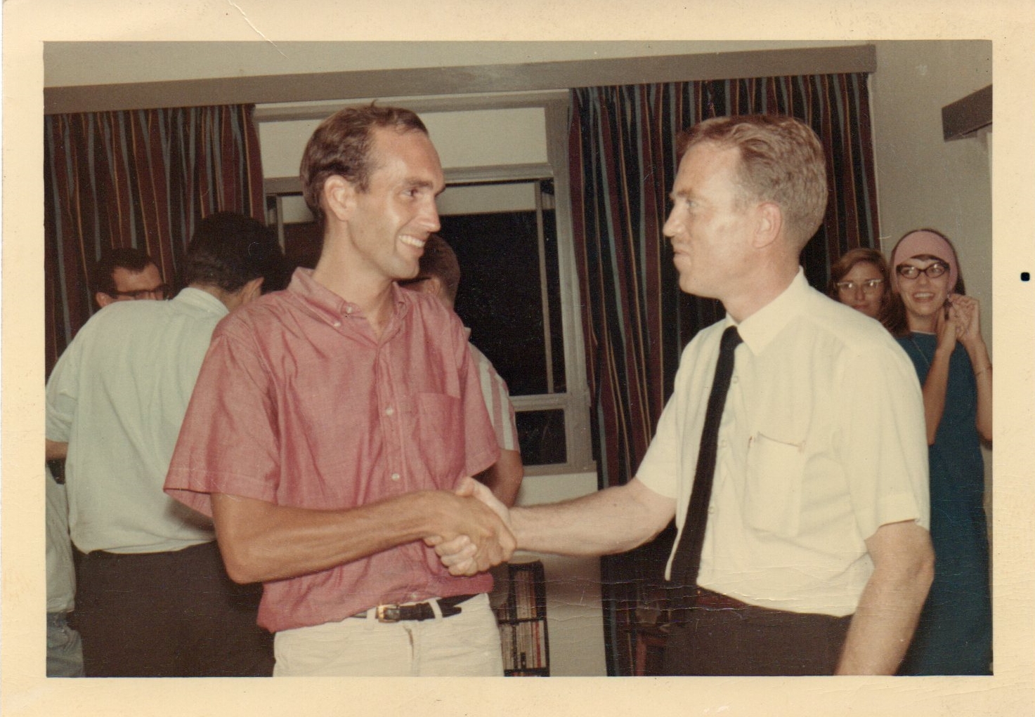 Jerry with PC Director Jack Vaughn